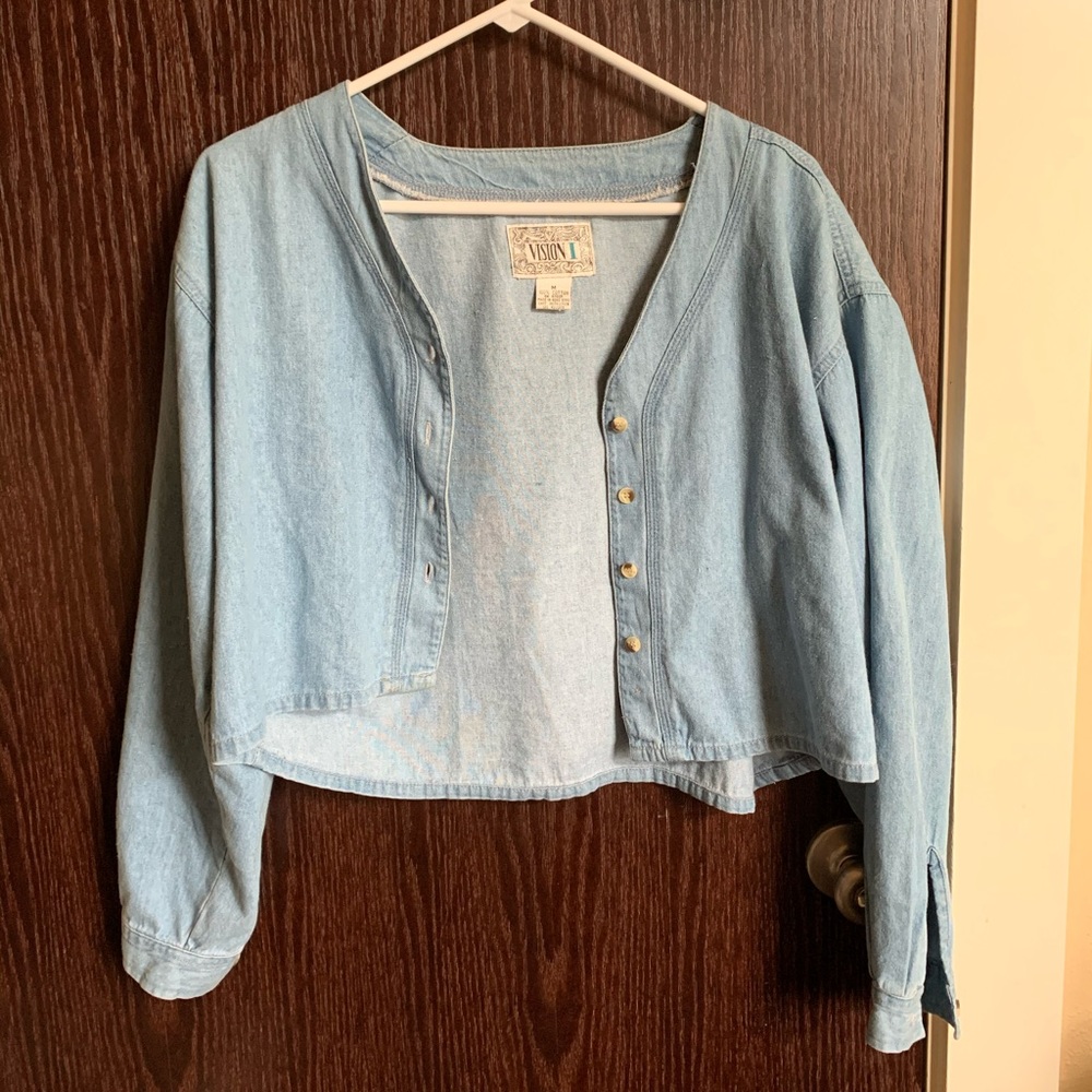 VINTAGE DENIUN CARDIGAN
